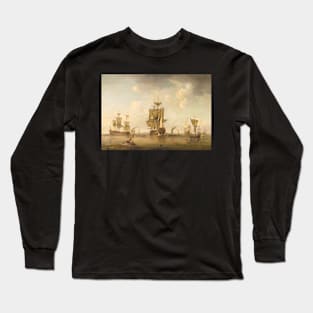 Charles Brooking - Men of War in Harbour Long Sleeve T-Shirt